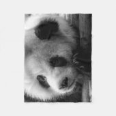 Cutest Baby Animals | Giant Panda Bear Cub フリースブランケット (正面)