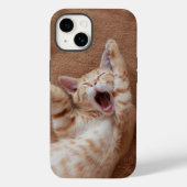 Cutest Baby Animals | Ginger Kitten Yawning Case-Mate iPhoneケース (裏面)