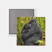 Cutest Baby Animals | Gorilla & Baby マグネット (正面/裏面)