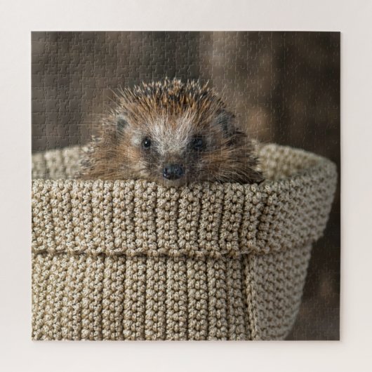 Cutest Baby Animals | Hedgehog in a Basket ジグソーパズル (縦)