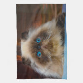 Cutest Baby Animals | Himalayan Cat キッチンタオル (縦)