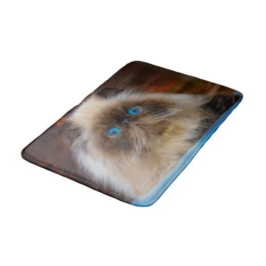 Cutest Baby Animals | Himalayan Cat バスマット (アングル)