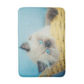 Cutest Baby Animals | Himalayan Seal Point Cat バスマット (正面縦)