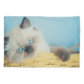 Cutest Baby Animals | Himalayan Seal Point Cat 枕カバー (裏面)