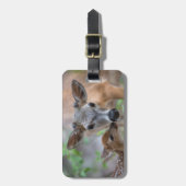 Cutest Baby Animals | Key Deer Stag & Fawn ラゲッジタグ (正面縦)