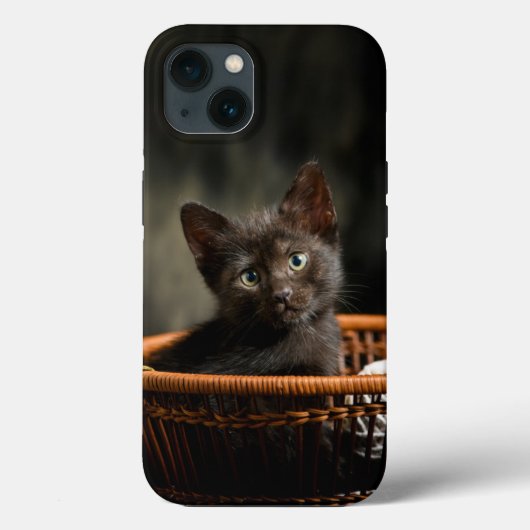 Cutest Baby Animals | Kitten in Basket Case-Mate iPhoneケース (裏面)