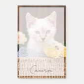 Cutest Baby Animals | Kitten & Yellow Roses ポストイット (正面)