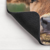 Cutest Baby Animals | Little Cow Calf マウスパッド (コーナー)