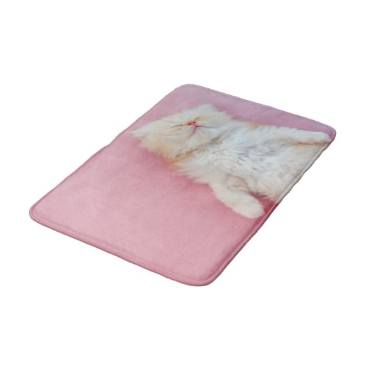 Cutest Baby Animals | Lovely Kitten Sleeping バスマット (アングル)