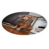 Cutest Baby Animals | Mini Dachshund Puppy カッティングボード (角)