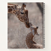 Cutest Baby Animals | Mother and Baby Giraffe ノートブック (裏面)