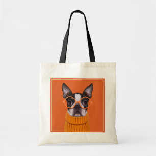 Cutest Baby Animals   Orange Boston Terrier トートバッグ