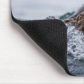 Cutest Baby Animals | Otter Baby & Mother マウスパッド (コーナー)