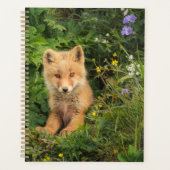 Cutest Baby Animals | Red Fox at Umnak Alaska プランナー手帳 (正面)