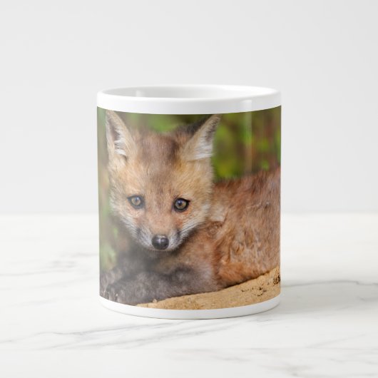 Cutest Baby Animals | Red Fox Pup ジャンボコーヒーマグカップ (正面)