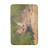 Cutest Baby Animals | Red Fox Pup バスマット (正面縦)