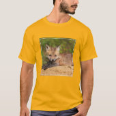 Cutest Baby Animals | Red Fox Pup Tシャツ (正面)