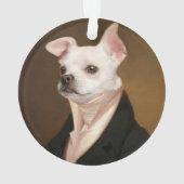 Cutest Baby Animals | Royal Chihuahua Portrait オーナメント (裏面)