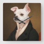 Cutest Baby Animals | Royal Chihuahua Portrait スクエア壁時計 (正面)