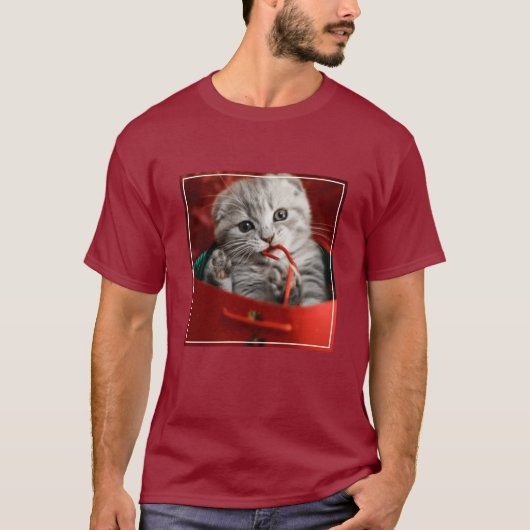 Cutest Baby Animals | Scottish Fold Kitten Tシャツ (正面)