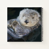 Cutest Baby Animals | Sea Otter Floating ノートブック (裏面)
