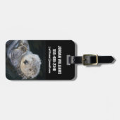 Cutest Baby Animals | Sea Otter Floating ラゲッジタグ (正面横)