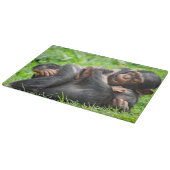 Cutest Baby Animals | Two Young Chimpanzees カッティングボード (角)