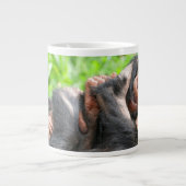 Cutest Baby Animals | Two Young Chimpanzees ジャンボコーヒーマグカップ (正面)
