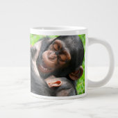 Cutest Baby Animals | Two Young Chimpanzees ジャンボコーヒーマグカップ (右)