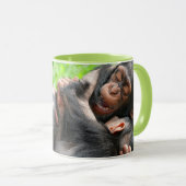 Cutest Baby Animals | Two Young Chimpanzees マグカップ (正面右)