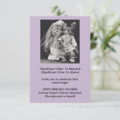 Cutest Cat Couple Wedding Invitation  出欠カード (スタンド正面)