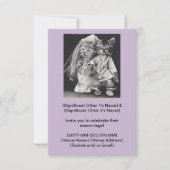 Cutest Cat-Themed Wedding Invitation  出欠カード (正面)