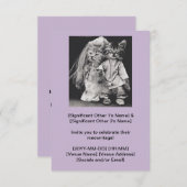Cutest Cat-Themed Wedding Invitation  出欠カード (正面/裏面)