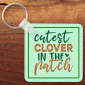 Cutest Clover in The Patch St Patrick's-60863 キーホルダー (正面)