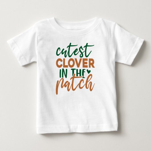 Cutest Clover in The Patch St Patrick's-60863 ベビーTシャツ (正面)