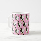 Cutest Lil' Pink French Bulldog Mug コーヒーマグカップ (正面左)