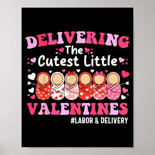 Cutest Little Valentines Labor &amp; Delivery Vale ポスター (正面)