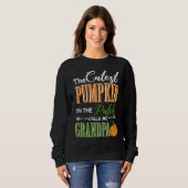 Cutest pumpkin calls me Grandpa Matching Family  f スウェットシャツ (正面フル)