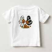 Cutest Pumpkin Ghosts ベビーTシャツ (裏面)