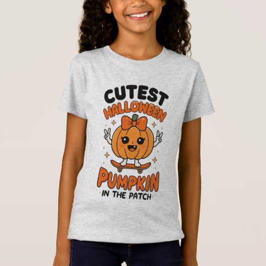 Cutest Pumpkin in the Patch – Cute Halloween  Tシャツ (正面)