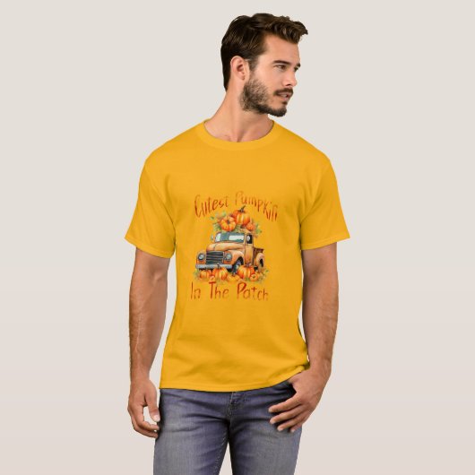 Cutest pumpkin in the patch tシャツ (正面フル)