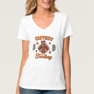 Cutest Turkey Thanksgiving Shirt – Cute Turkey Tシャツ