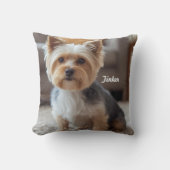 Cutesy Yorkshire Personalized クッション (正面)