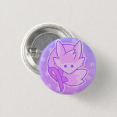 CuteWolfサポートPin 缶バッジ (正面&裏面)