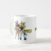 cuteyのバニーのマグ! コーヒーマグカップ (正面左)