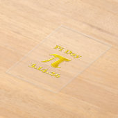 Cutie 3.14 Pi Day アクリル招待状 (レイダウン)