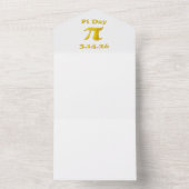 Cutie 3.14 Pi Day オールインワン招待状 (内側)
