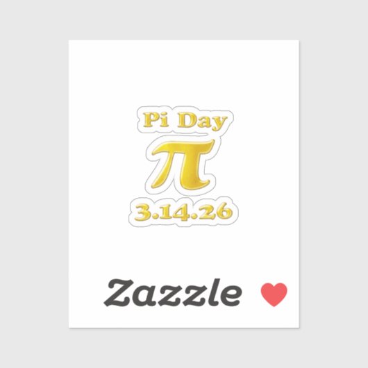 Cutie 3.14 Pi Day シール (シート)