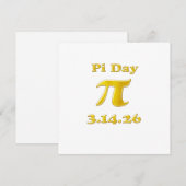 Cutie 3.14 Pi Day セーブザデート (正面/裏面)