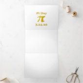 Cutie 3.14 Pi Day 三つ折り招待状 (内部)